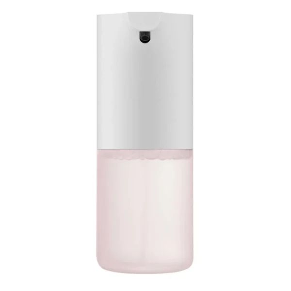 Xiaomi Automatic Soap Dispenser with white body and transparent soap container, featuring a sleek and minimalistic design.