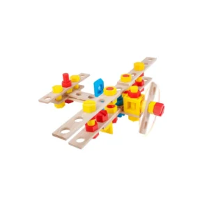 STEM Aeroplane Constructor Set for kids featuring colorful pieces