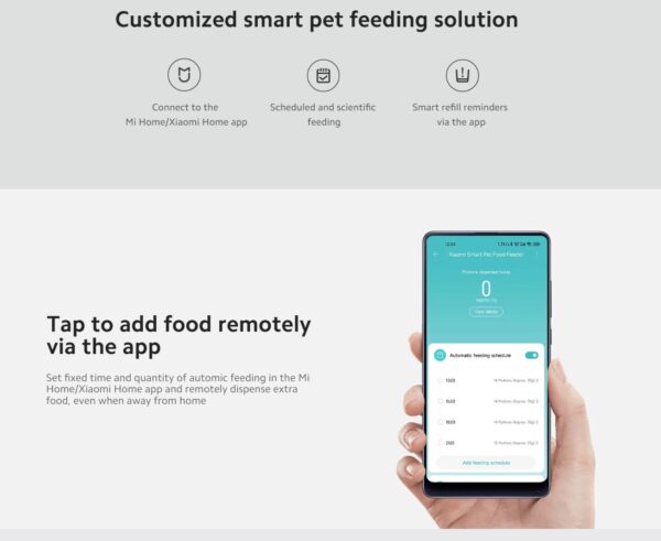 Xiaomi Smart Pet Food Feeder - 3.6L Capacity - Smart Home - Image 5