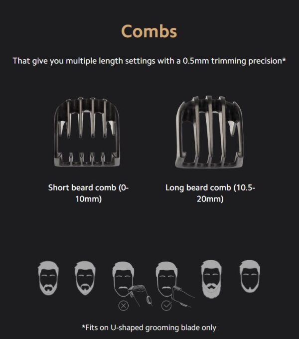 Xiaomi Grooming Kit Pro - Multiple Grooming Heads - IPX7 - Cordless Trimmer - Image 8