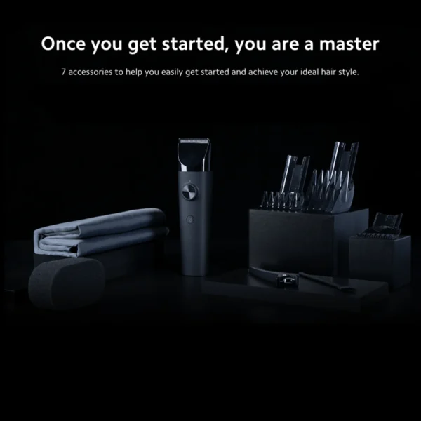 Xiaomi Hair Clipper - Adjustable comb length - IPX7 - Cordless Clipper - Image 11