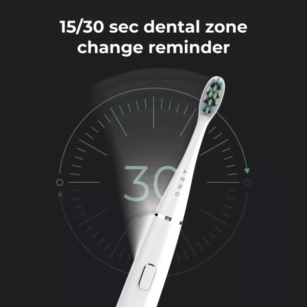 AENO SMART Sonic Electric Toothbrush DB1S - 46,000 RPM, 4 Modes, IPX7 - White - Image 12