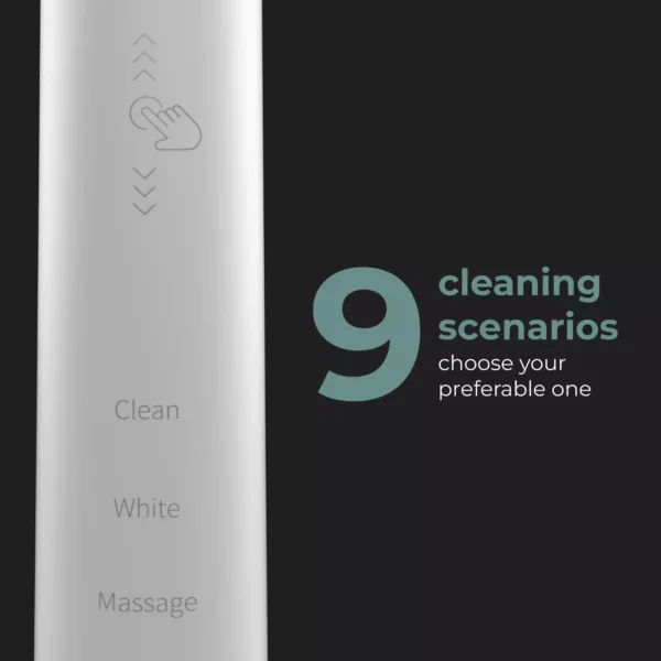 AENO Sonic Electric Toothbrush DB3 - 46,000 RPM, 3D Touch, IPX7 - White - Image 7