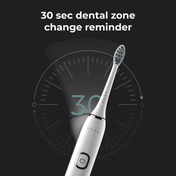 AENO Sonic Electric Toothbrush DB3 - 46,000 RPM, 3D Touch, IPX7 - White - Image 10