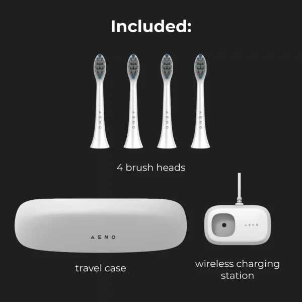 AENO Sonic Electric Toothbrush DB3 - 46,000 RPM, 3D Touch, IPX7 - White - Image 20