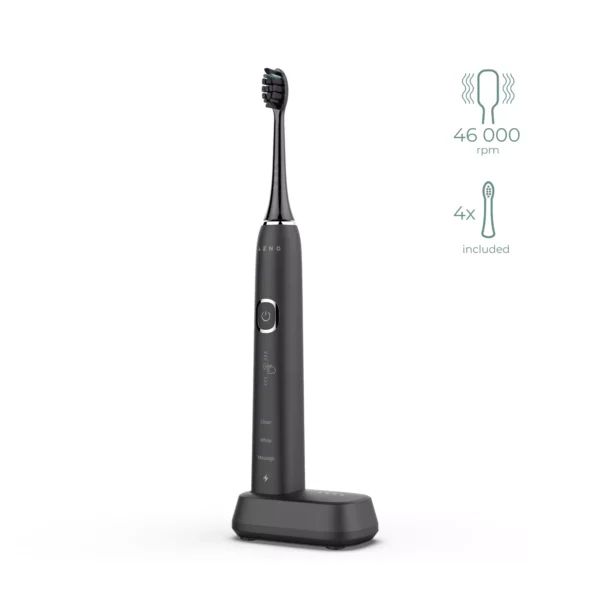 AENO Sonic Electric Toothbrush DB4 - 46,000 RPM, 3D Touch, IPX7 - Black - Image 4