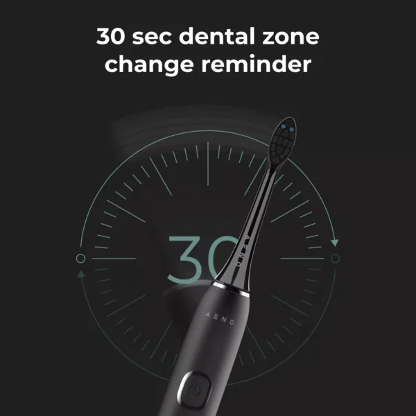 AENO Sonic Electric Toothbrush DB4 - 46,000 RPM, 3D Touch, IPX7 - Black - Image 10