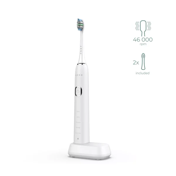 AENO Sonic Electric Toothbrush DB5 - 46,000 RPM, 5 Mode, IPX7 - White - Image 5