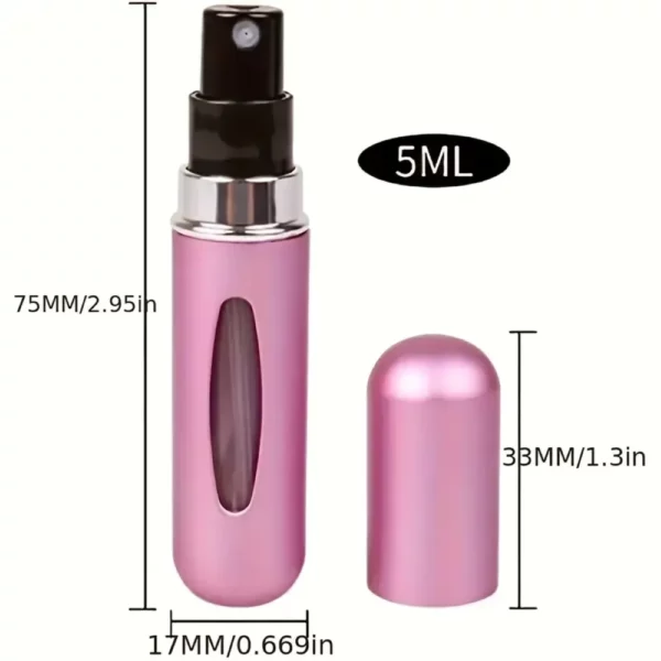 5 Mini Perfume Atomisers (5ml) - Image 2