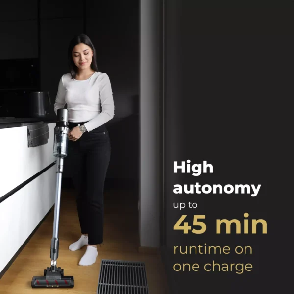 AENO SC3 Cordless vacuum cleaner: electric turbo brush, LED lighted brush, resizable and easy to maneuver, 250W - Image 8