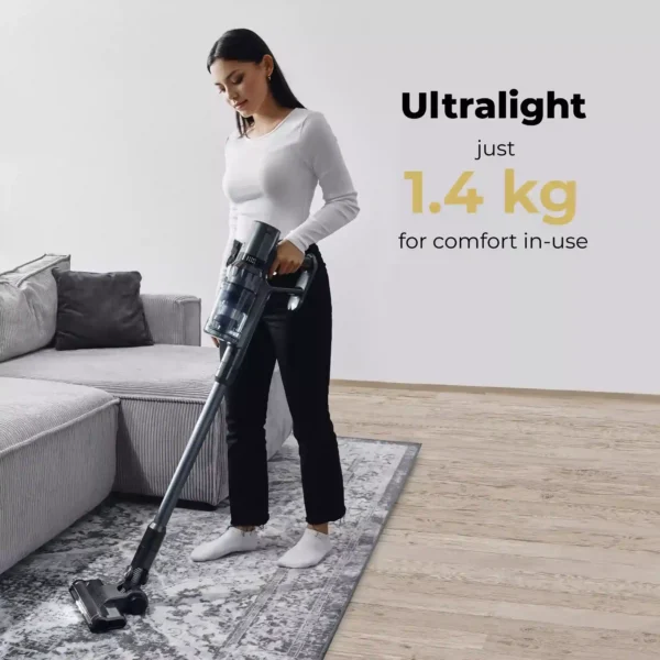 AENO SC3 Cordless vacuum cleaner: electric turbo brush, LED lighted brush, resizable and easy to maneuver, 250W - Image 7